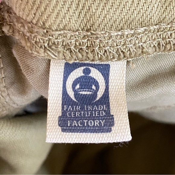 Universal Thread Women 8 R Paperbag High Waist Wide Leg Pants Green Boho Relaxed - Picture 7 of 8